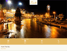 Tablet Screenshot of hoteltherio.com